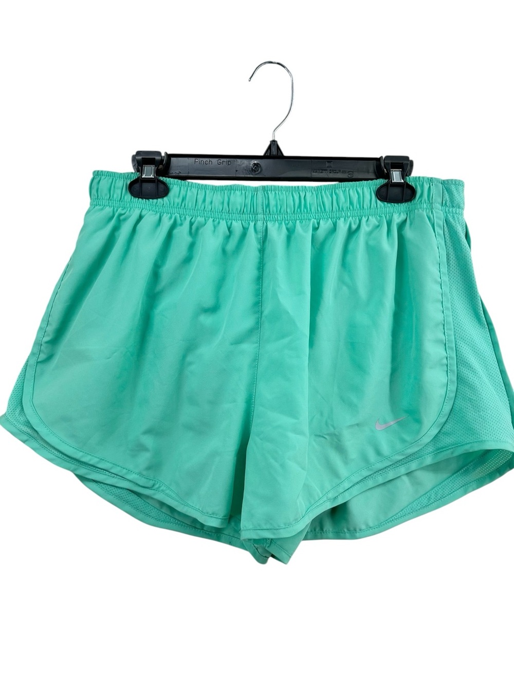 Nike Dri-Fit running shorts in teal/mint green color women’s size XL
